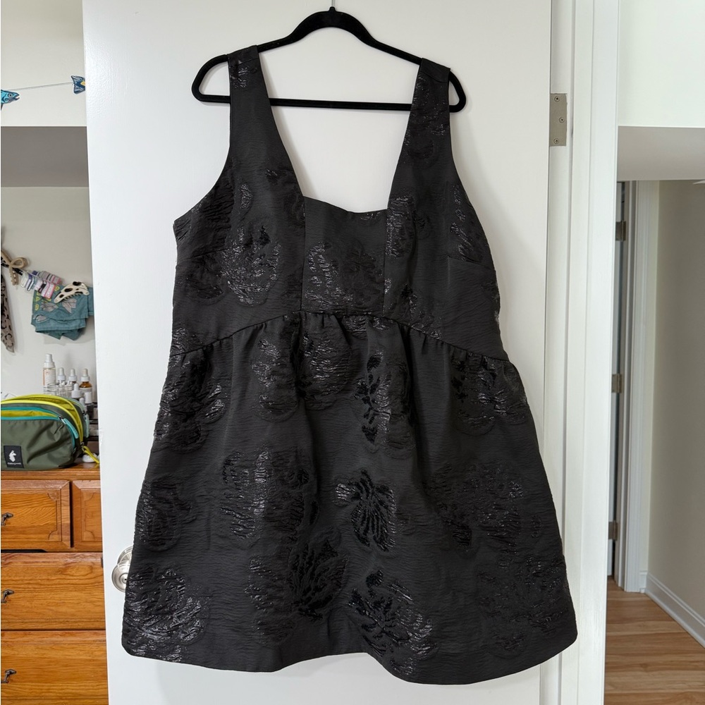 Anthropologie Elegant Black Sleeveless Dress - size 20W NWT!